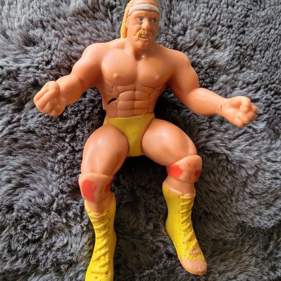 Vintage 80s WWF LJN Thumb Wrestler - Nikolai Volkoff - Hulk Hogan 1985 Toy - Picture 5 of 7